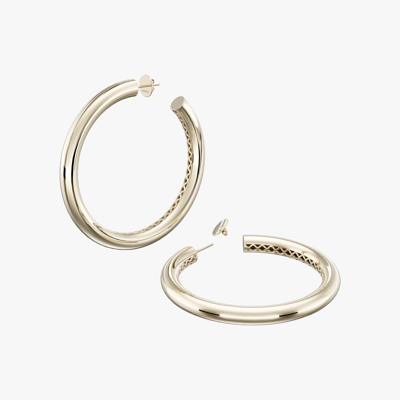 Large Hoop Gold Earrings